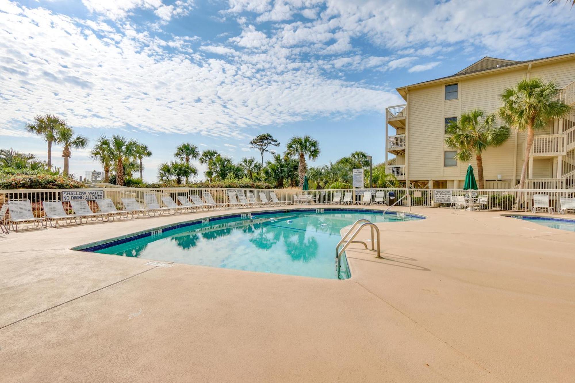Breakers Oceanfront Getaway With Amazing View And Pool Hilton Head Island Exterior foto